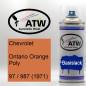 Preview: Chevrolet, Ontario Orange Poly, 97 / 987 (1971): 400ml Sprühdose, von ATW Autoteile West.